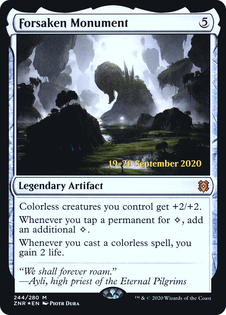 Forsaken Monument [Zendikar Rising Prerelease Promos] - The Mythic Store | 24h Order Processing