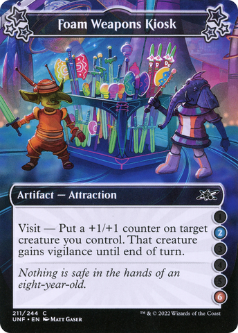 Foam Weapons Kiosk (2-6) [Unfinity] - The Mythic Store | 24h Order Processing