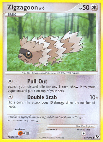 Zigzagoon (96/106) [Diamond & Pearl: Great Encounters] - The Mythic Store | 24h Order Processing