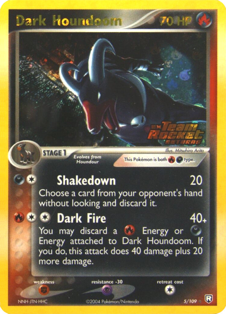 Dark Houndoom (5/109) (Stamped) [EX: Team Rocket Returns] - The Mythic Store | 24h Order Processing