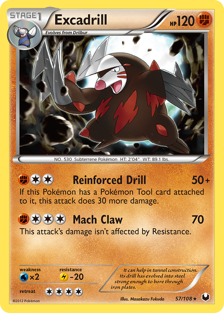 Excadrill (57/108) [Black & White: Dark Explorers] - The Mythic Store | 24h Order Processing