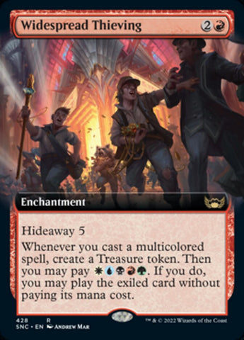 Widespread Thieving (Extended Art) [Streets of New Capenna] - The Mythic Store | 24h Order Processing