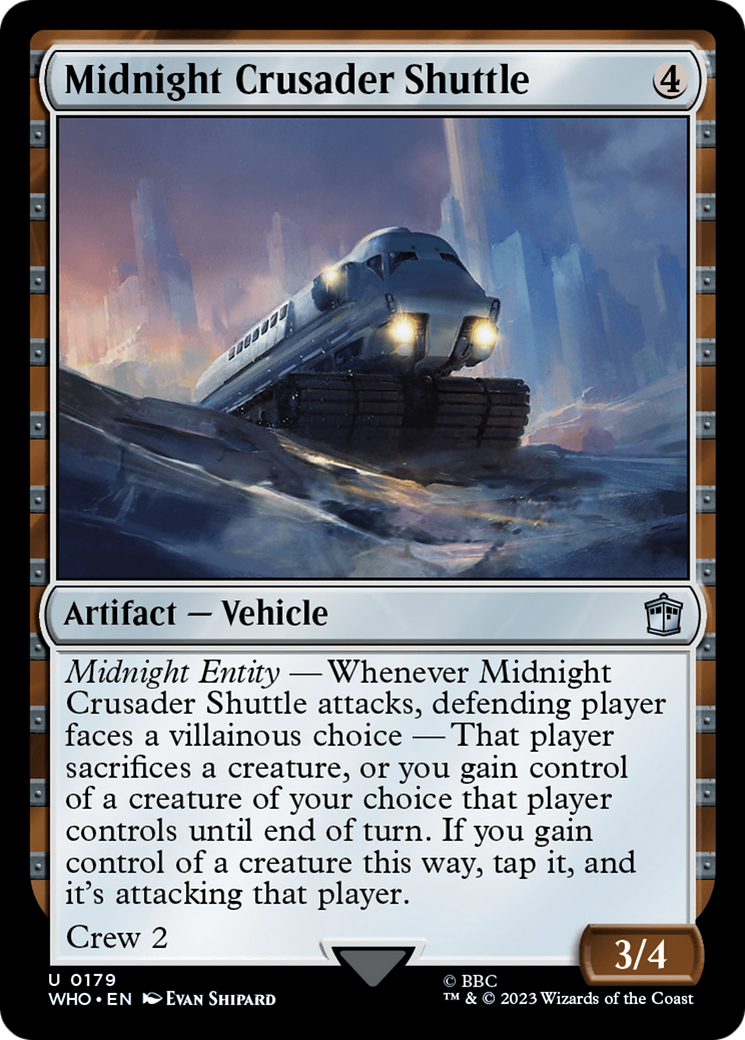 Midnight Crusader Shuttle [Doctor Who] - The Mythic Store | 24h Order Processing