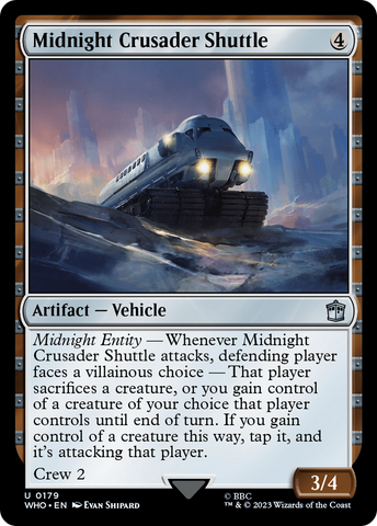 Midnight Crusader Shuttle [Doctor Who] - The Mythic Store | 24h Order Processing