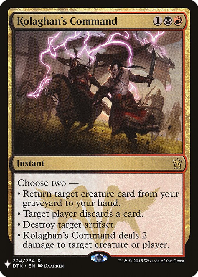 Kolaghan's Command [Mystery Booster] - The Mythic Store | 24h Order Processing