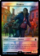 Human (0038) // Food (0059) Double-Sided Token (Surge Foil) [Doctor Who Tokens] - The Mythic Store | 24h Order Processing