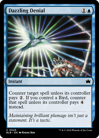 Dazzling Denial [Bloomburrow] - The Mythic Store | 24h Order Processing