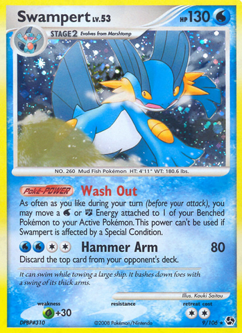 Swampert (9/106) [Diamond & Pearl: Great Encounters] - The Mythic Store | 24h Order Processing