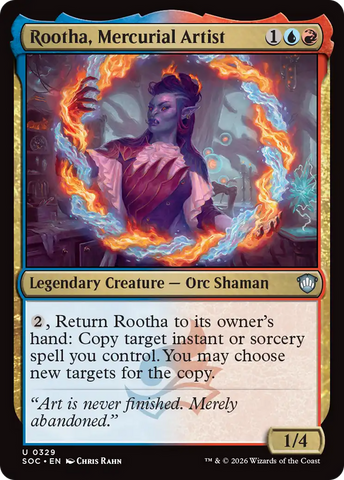 Rootha, Mercurial Artist [Secrets of Strixhaven Commander] - The Mythic Store | 24h Order Processing