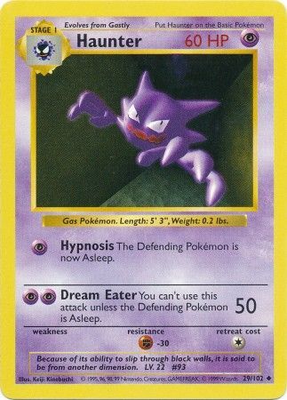 Haunter (29/102) [Base Set Shadowless Unlimited] - The Mythic Store | 24h Order Processing