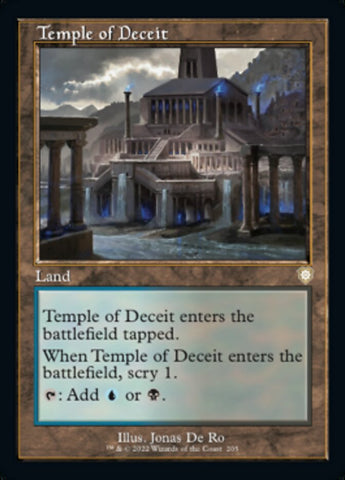 Temple of Deceit (Retro) [The Brothers' War Commander] - The Mythic Store | 24h Order Processing