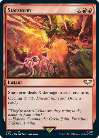 Starstorm (Surge Foil) [Warhammer 40,000] - The Mythic Store | 24h Order Processing