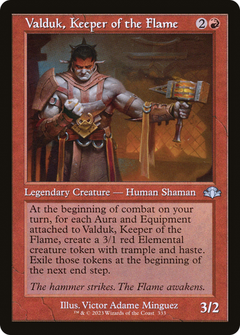 Valduk, Keeper of the Flame (Retro) [Dominaria Remastered] - The Mythic Store | 24h Order Processing