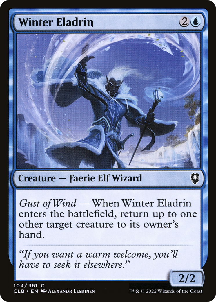 Winter Eladrin [Commander Legends: Battle for Baldur's Gate] - The Mythic Store | 24h Order Processing