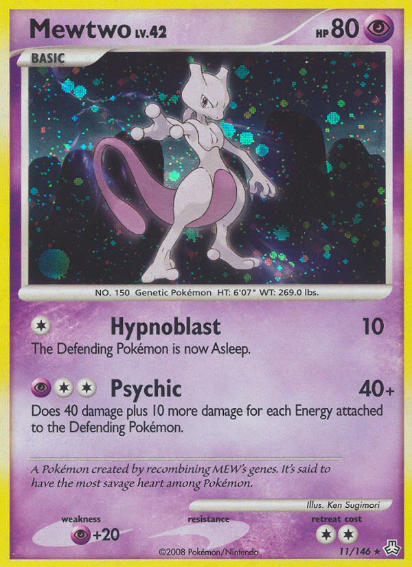 Mewtwo (11/146) [Diamond & Pearl: Legends Awakened] - The Mythic Store | 24h Order Processing