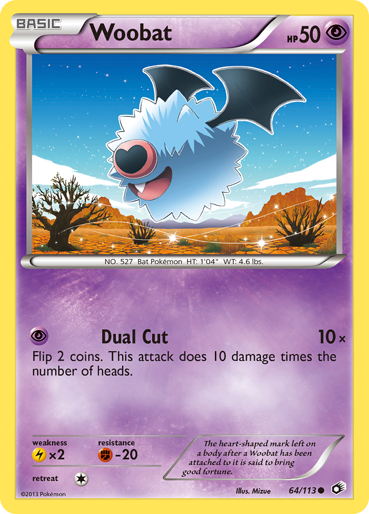 Woobat (64/113) [Black & White: Legendary Treasures] - The Mythic Store | 24h Order Processing