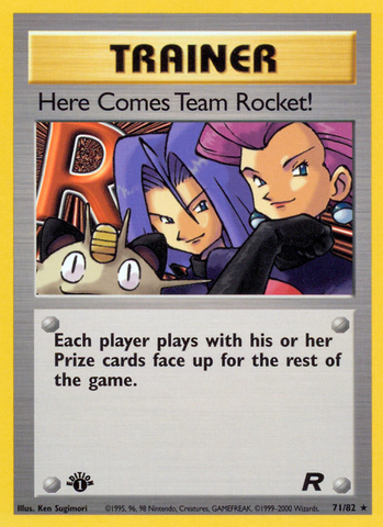 Here Comes Team Rocket! (71/82) [Team Rocket 1st Edition] - The Mythic Store | 24h Order Processing