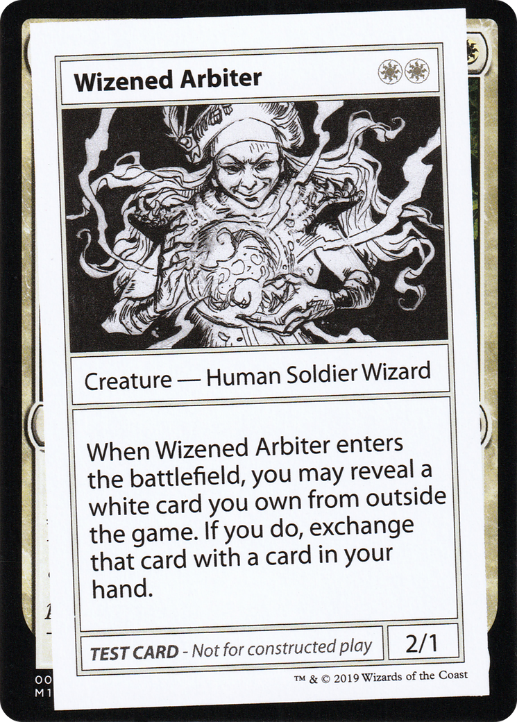 Wizened Arbiter (2021 Edition) [Mystery Booster Playtest Cards] - The Mythic Store | 24h Order Processing