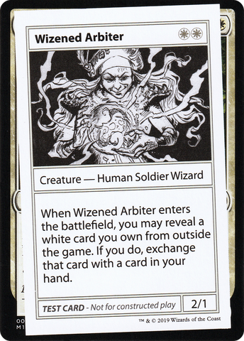 Wizened Arbiter (2021 Edition) [Mystery Booster Playtest Cards] - The Mythic Store | 24h Order Processing