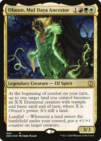 Obuun, Mul Daya Ancestor [Zendikar Rising Commander] - The Mythic Store | 24h Order Processing