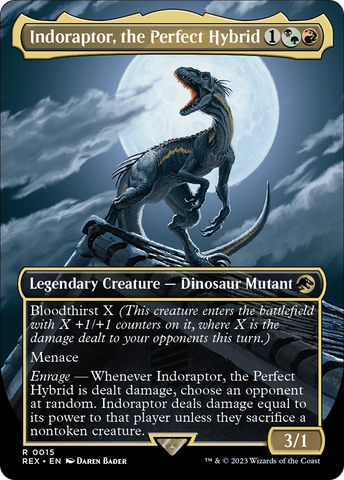 Indoraptor, the Perfect Hybrid (Borderless) [Jurassic World Collection] - The Mythic Store | 24h Order Processing