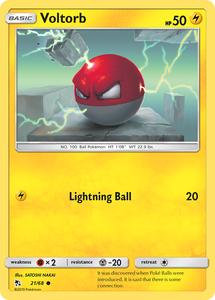 Voltorb (21/68) [Sun & Moon: Hidden Fates] - The Mythic Store | 24h Order Processing