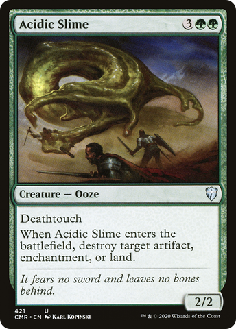 Acidic Slime [Commander Legends] - The Mythic Store | 24h Order Processing