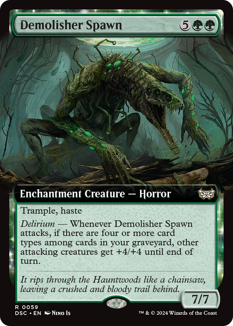 Demolisher Spawn (Extended Art) [Duskmourn: House of Horror Commander] - The Mythic Store | 24h Order Processing