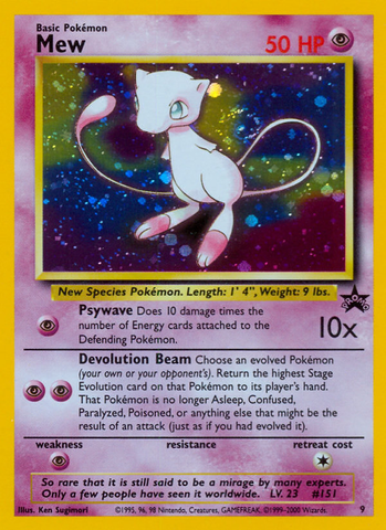 Mew (9) [Wizards of the Coast: Black Star Promos] - The Mythic Store | 24h Order Processing