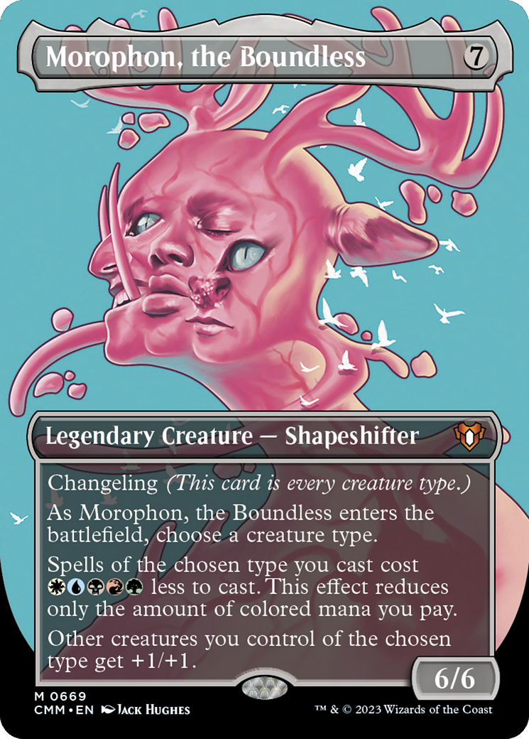 Morophon, the Boundless (Borderless Profile) [Commander Masters] - The Mythic Store | 24h Order Processing