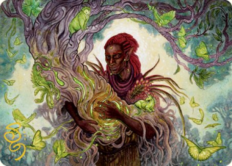 Circle of Dreams Druid Art Card (Gold-Stamped Signature) [Dungeons & Dragons: Adventures in the Forgotten Realms Art Series] - The Mythic Store | 24h Order Processing