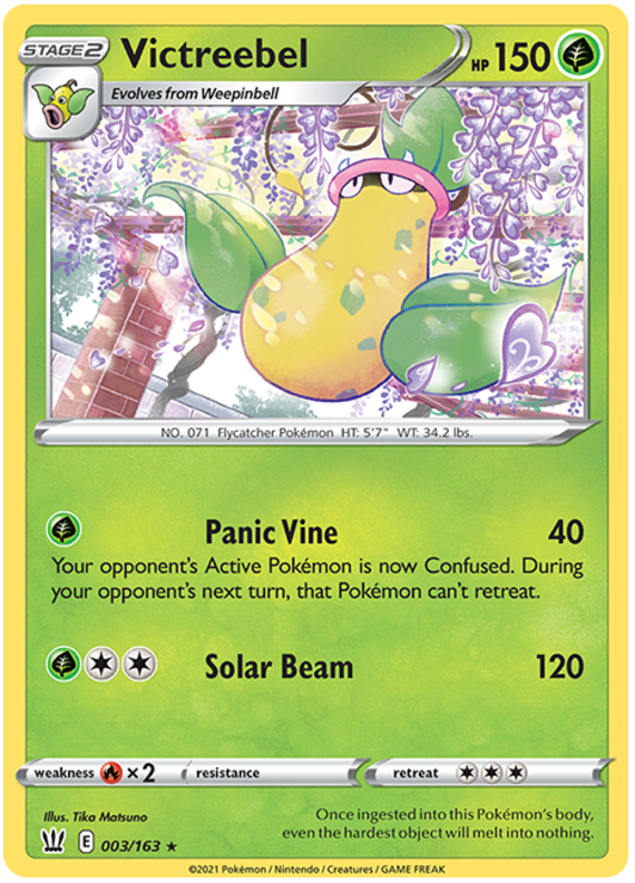 Victreebel (003/163) [Sword & Shield: Battle Styles] - The Mythic Store | 24h Order Processing
