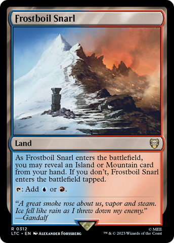 Frostboil Snarl [The Lord of the Rings: Tales of Middle-Earth Commander] - The Mythic Store | 24h Order Processing
