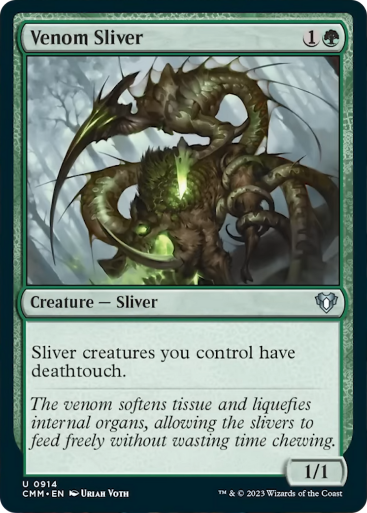 Venom Sliver [Commander Masters] - The Mythic Store | 24h Order Processing