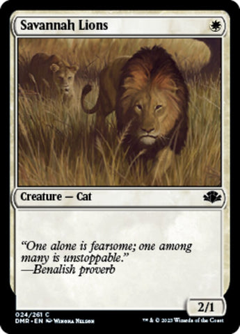 Savannah Lions [Dominaria Remastered] - The Mythic Store | 24h Order Processing