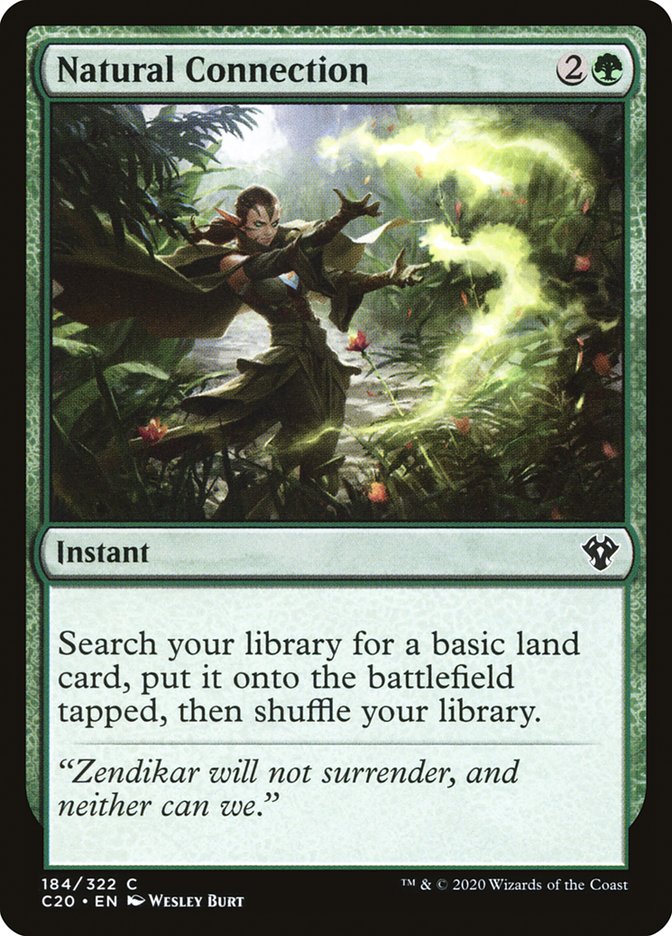 Natural Connection [Commander 2020] - The Mythic Store | 24h Order Processing
