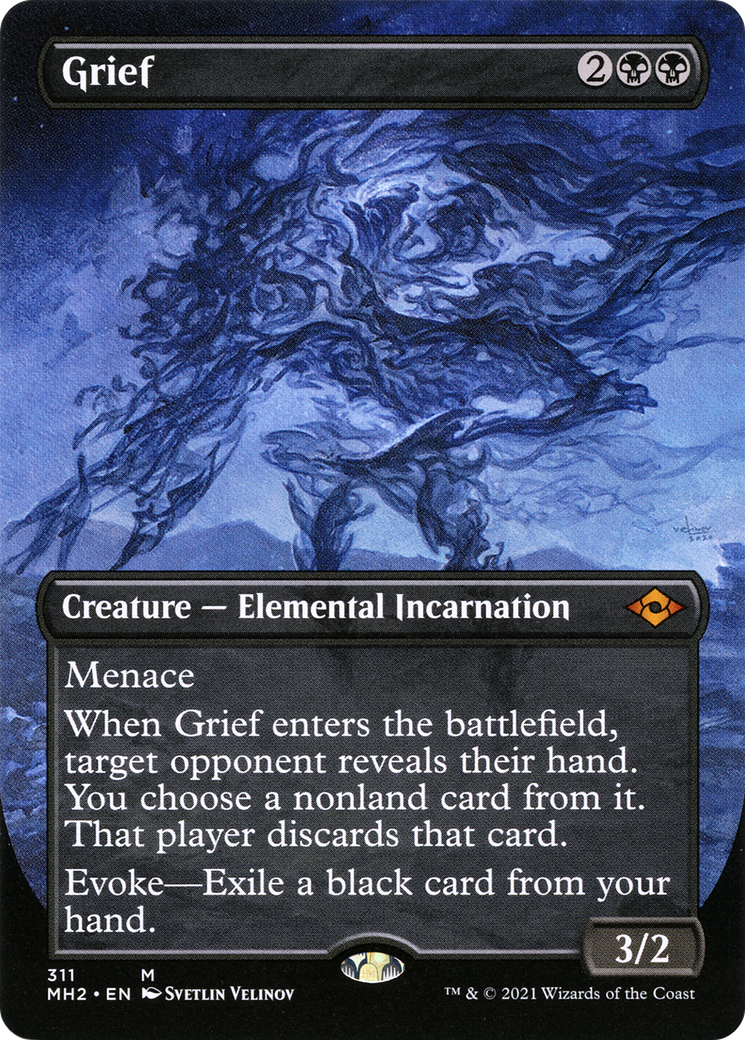 Grief (Borderless Alternate Art) [Modern Horizons 2] - The Mythic Store | 24h Order Processing