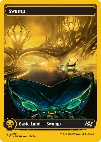 Swamp (0509) (First-Place Foil) [Aetherdrift] - The Mythic Store | 24h Order Processing
