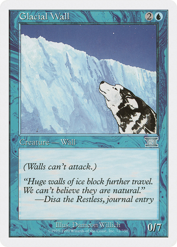 Glacial Wall [Classic Sixth Edition] - The Mythic Store | 24h Order Processing