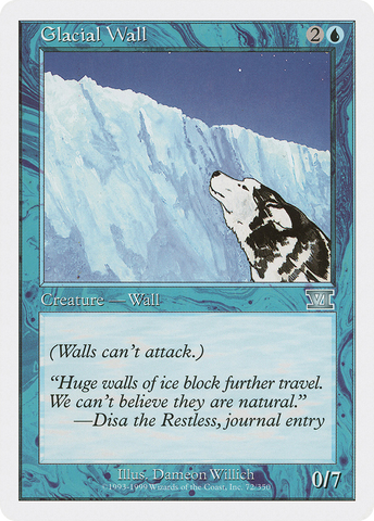 Glacial Wall [Classic Sixth Edition] - The Mythic Store | 24h Order Processing