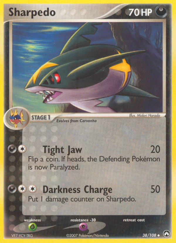 Sharpedo (38/108) [EX: Power Keepers] - The Mythic Store | 24h Order Processing