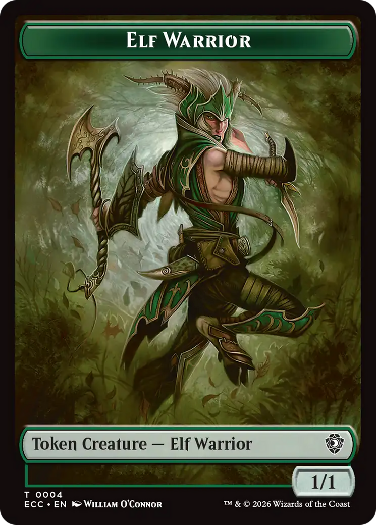 Zombie // Elf Warrior Double-Sided Token [Lorwyn Eclipsed Tokens] - The Mythic Store | 24h Order Processing