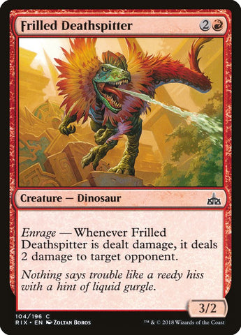 Frilled Deathspitter [Rivals of Ixalan] - The Mythic Store | 24h Order Processing