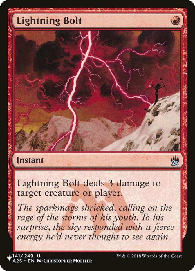 Lightning Bolt (141/249) [The List] - The Mythic Store | 24h Order Processing