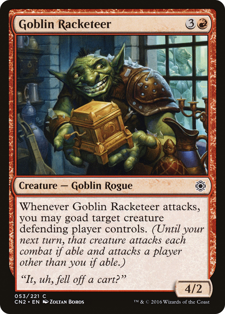 Goblin Racketeer [Conspiracy: Take the Crown] - The Mythic Store | 24h Order Processing