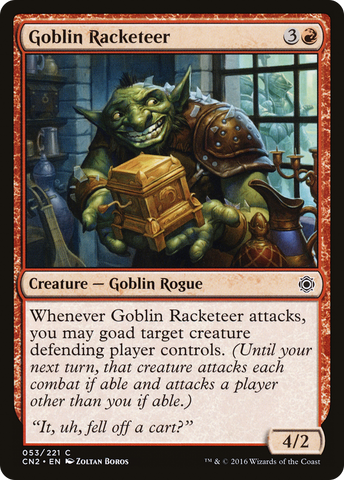 Goblin Racketeer [Conspiracy: Take the Crown] - The Mythic Store | 24h Order Processing