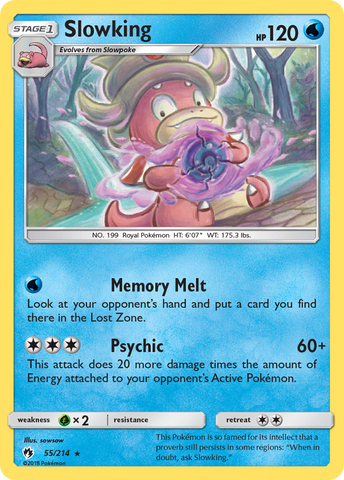 Slowking (55/214) [Sun & Moon: Lost Thunder] - The Mythic Store | 24h Order Processing