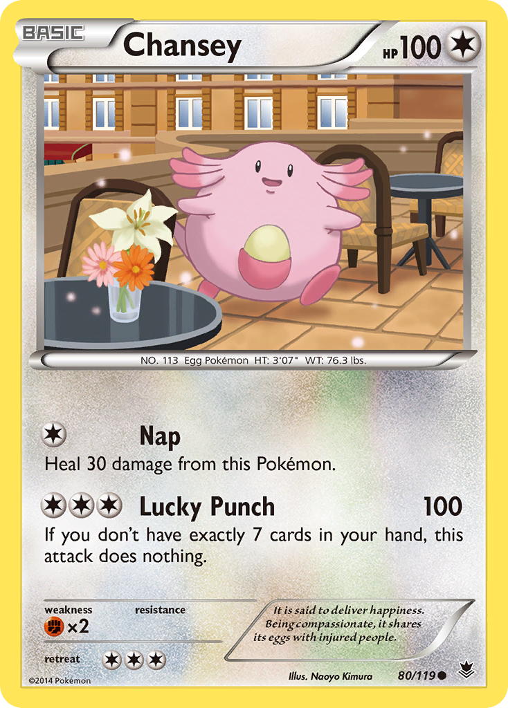Chansey (80/119) [XY: Phantom Forces] - The Mythic Store | 24h Order Processing