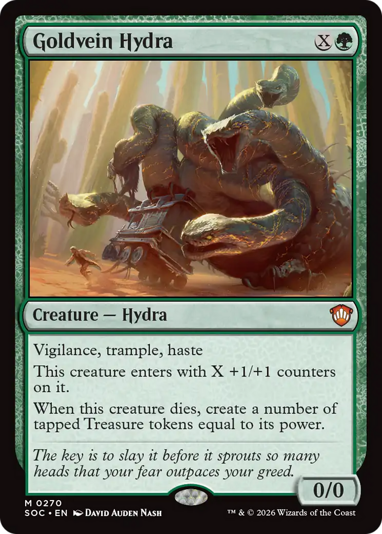 Goldvein Hydra [Secrets of Strixhaven Commander] - The Mythic Store | 24h Order Processing