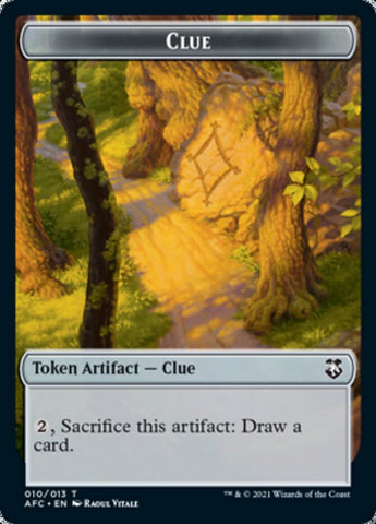 Clue // Goblin Double-Sided Token [Dungeons & Dragons: Adventures in the Forgotten Realms Commander Tokens] - The Mythic Store | 24h Order Processing